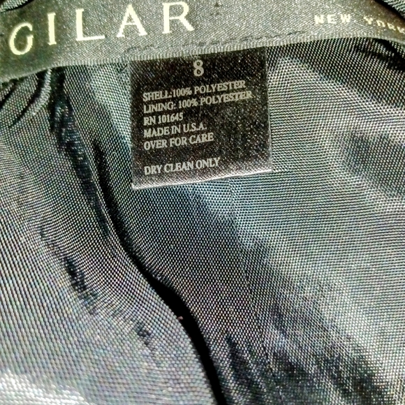 Gilar Zipper Jacket Black Size 8 - Picture 5 of 5